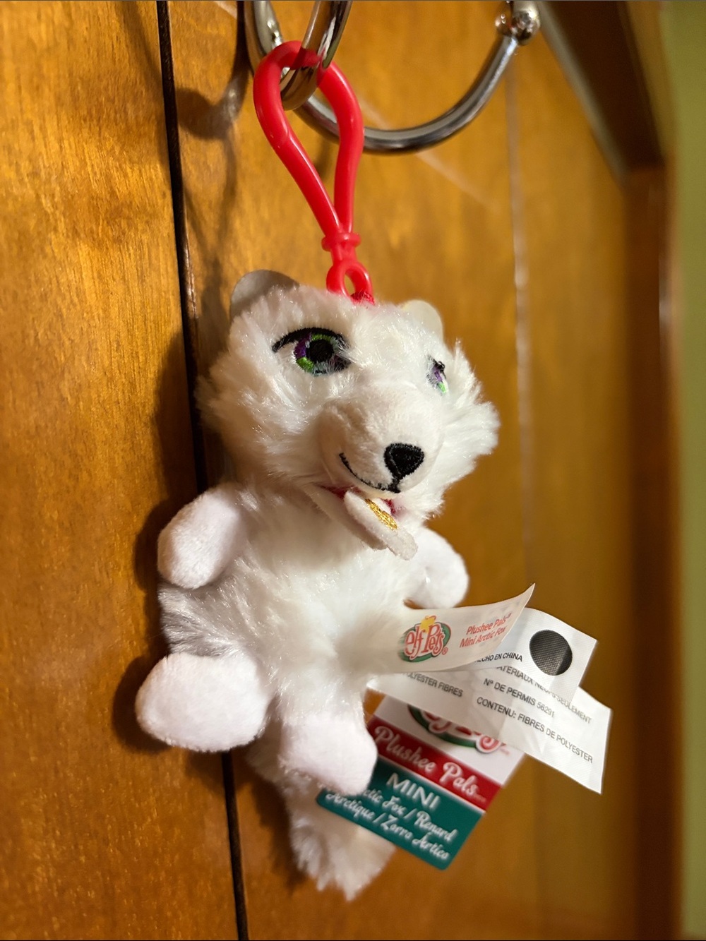 ELF PETS-Plushie Keychain Set - White, Red, Brown Dogs & Reindeer - Picture 12 of 13